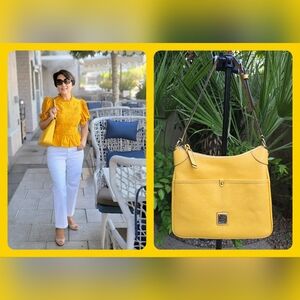 💛Dooney & Bourke Vibrant Yellow Shoulder Bag